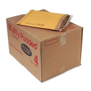 Sealed Air Jiffy Padded Mailer, #4, Paper Lining, Self-adhesive Closure, 9.5 X 14.5, Natural Kraft, 100-carton freeshipping - TVN Wholesale